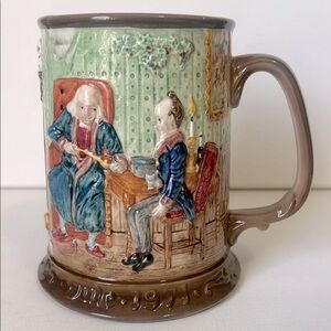 VTG 1971 English Beswick Royal Doulton Limited Christmas Carol Tankard Mug